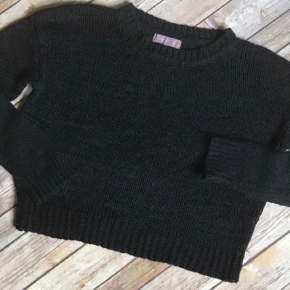NWOT Black Open-Weave Sweater - Picture 10 of 10